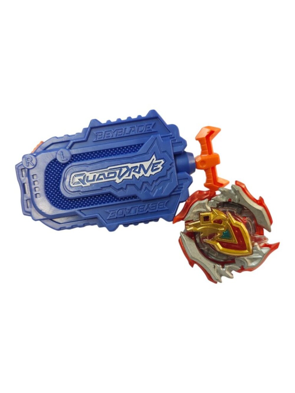 Beyblade Z Achilles 11 A4 Battling Top With Blue QuadDrive Launcher Hasbro Tomy
